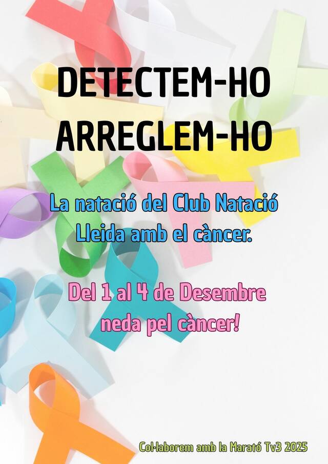 Nedem junts. Nedem per la vida. Nedem per tots aquells que ho necessiten.