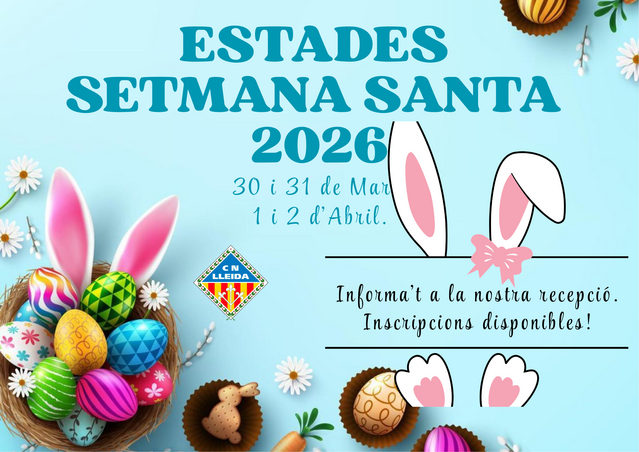 Estades Setmana Santa 2026