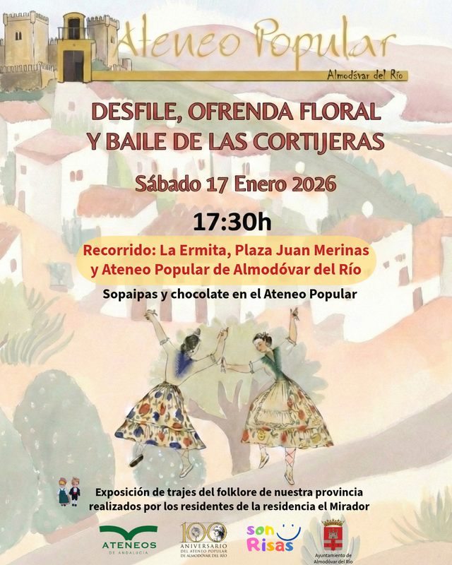 Desfile, Ofrenda Floral y Baile de las Cortijeras el sábado 17 a las 17:30h