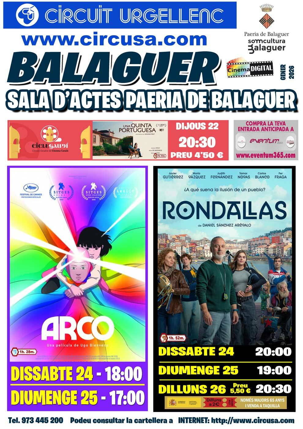 CINEMA GENER 24, 25 i 26