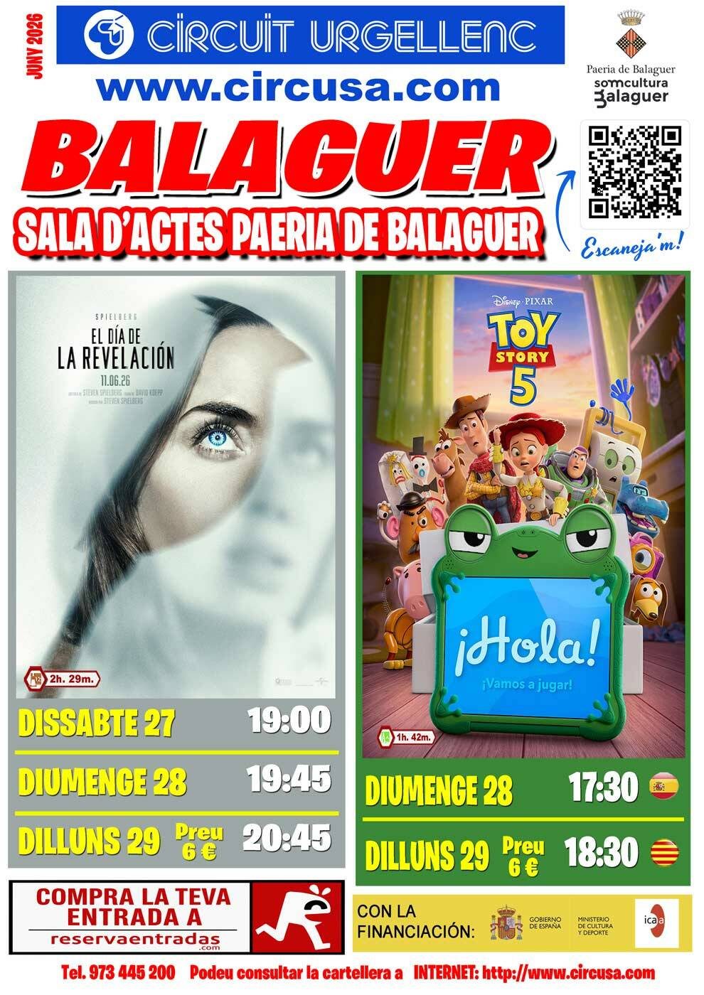 CINE JUNIO 27, 28 y 29
