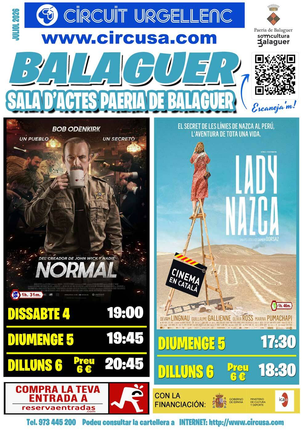 CINEMA JULIOL 4, 5 i 6