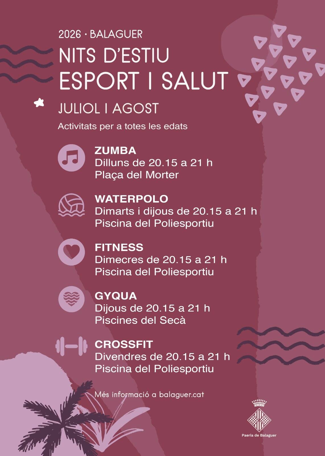 NOCHES DE VERANO DEPORTE Y SALUD