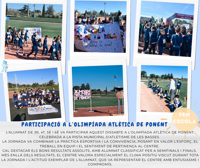 OLIMPÍADA ATLÈTICA DE PONENT