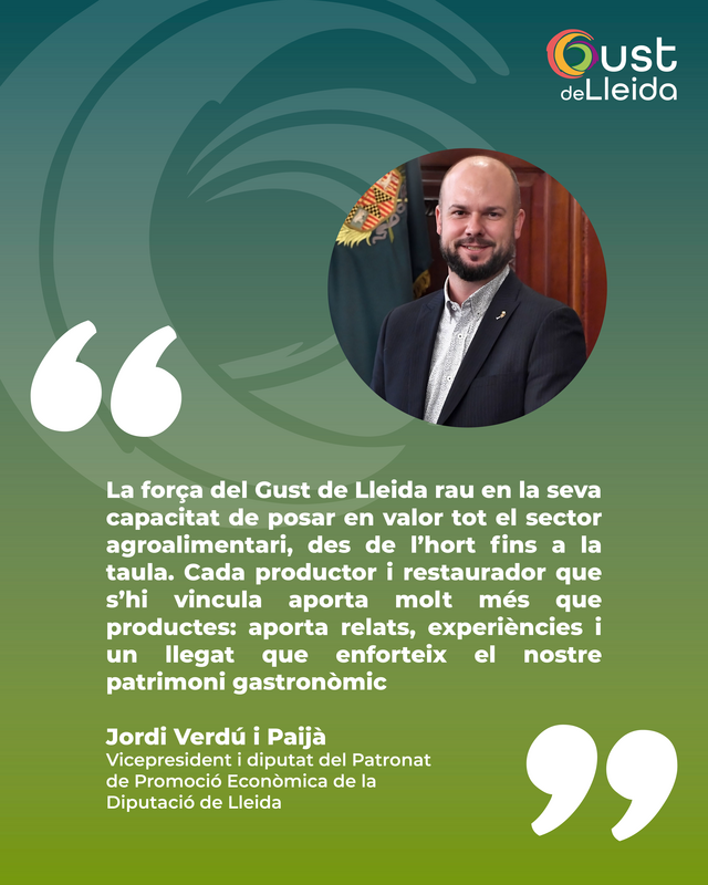 [OPINIÓ] Jordi Verdú: Productors i restauradors: el talent que dona força al Gust de Lleida