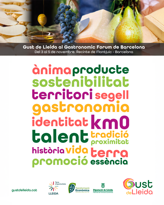 El ‘Gust de Lleida’ porta una cinquantena de productors del territori al Gastronomic Forum Barcelona
