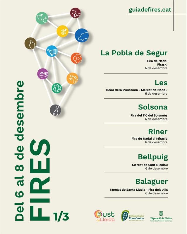 Nadal, tradició i producte local omplen el pont de desembre a les fires de Lleida