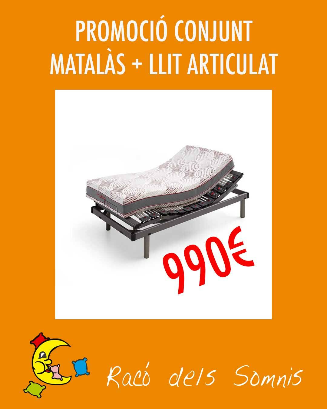 PROMOCIÓ LLIT ARTICULAT ABANS 1198€ ARA 990€