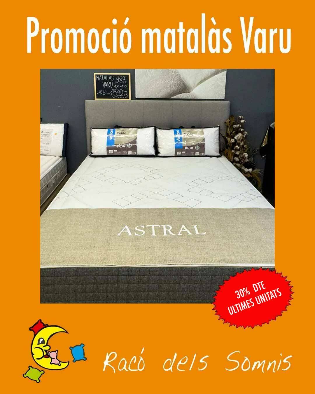 PROMOCIÓN COLCHÓN VARU (ÚLTIMAS UNIDADES)