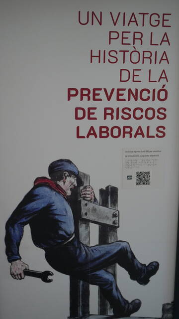 L'institut acull l'exposició Un viatge per la història de la prevenció de riscos laborals