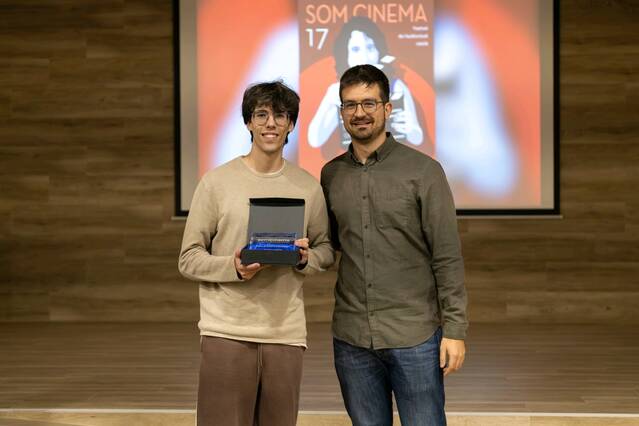 Ian Moreno, del CFGS d’Imatge, guanyador del Som Secundària