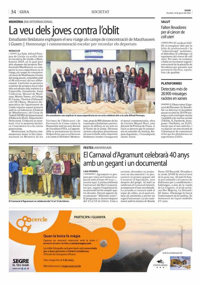 Projecte De Lleida a Mauthausen 2025