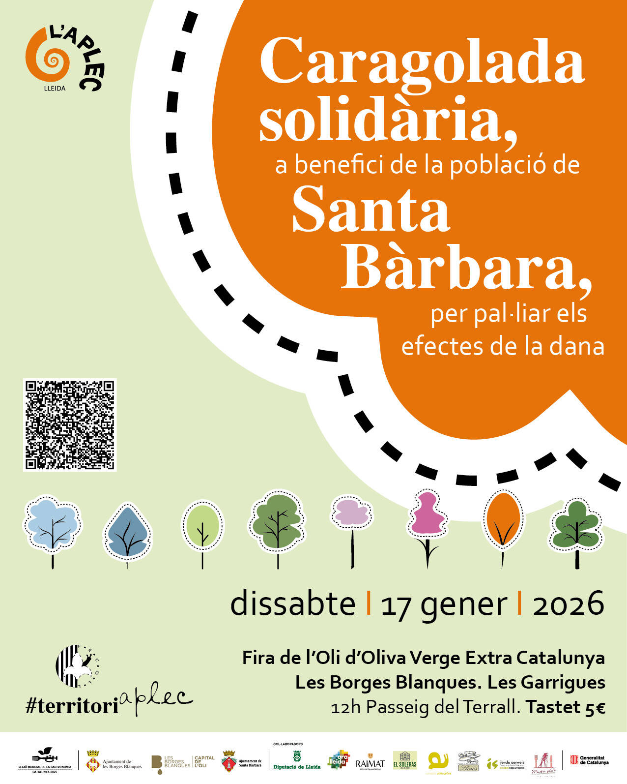Caracolada Solidaria en Les Borges Blanques