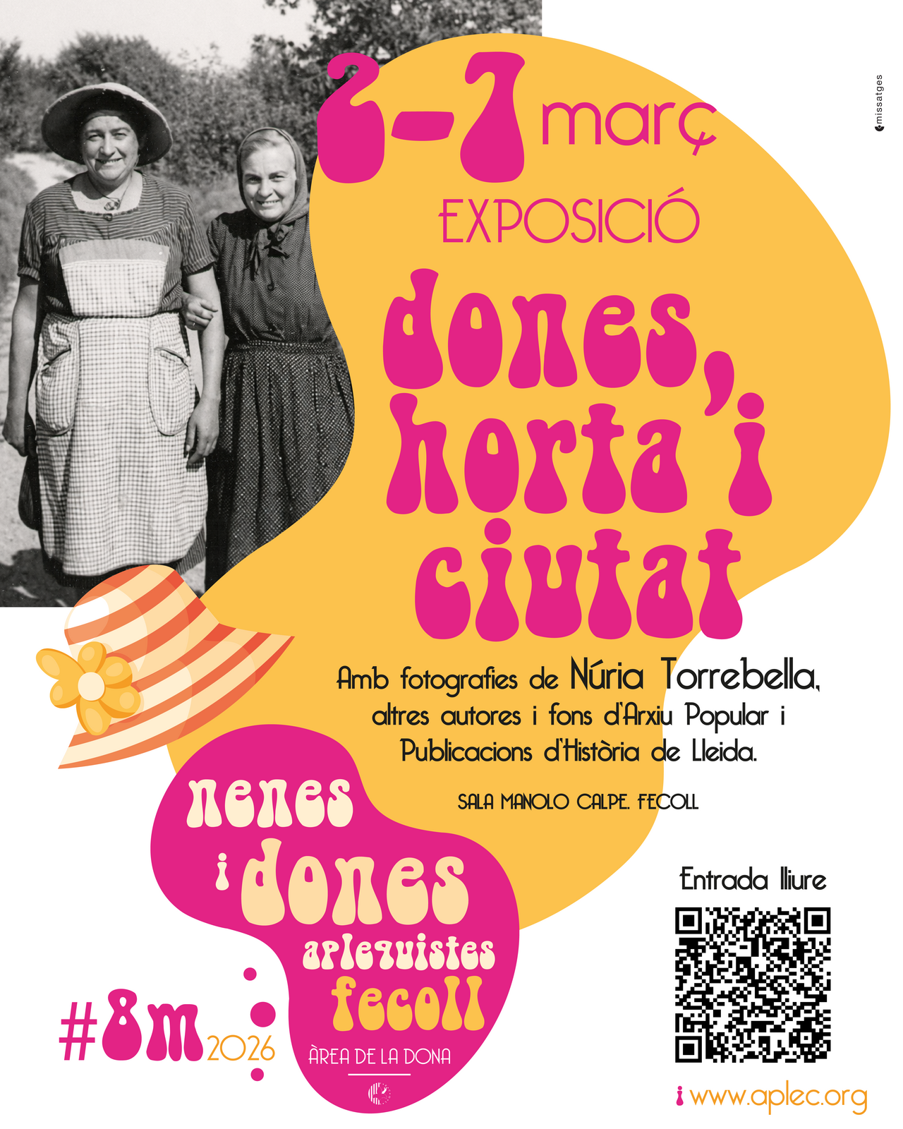8M2026 Fecoll: Exposició "Dones, horta i ciutat"