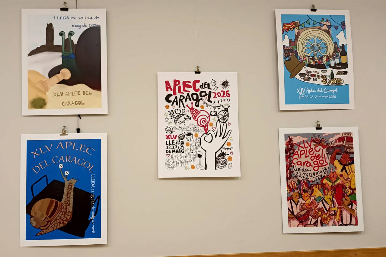 Exposición de carteles del XLV Aplec del Caragol de Lleida