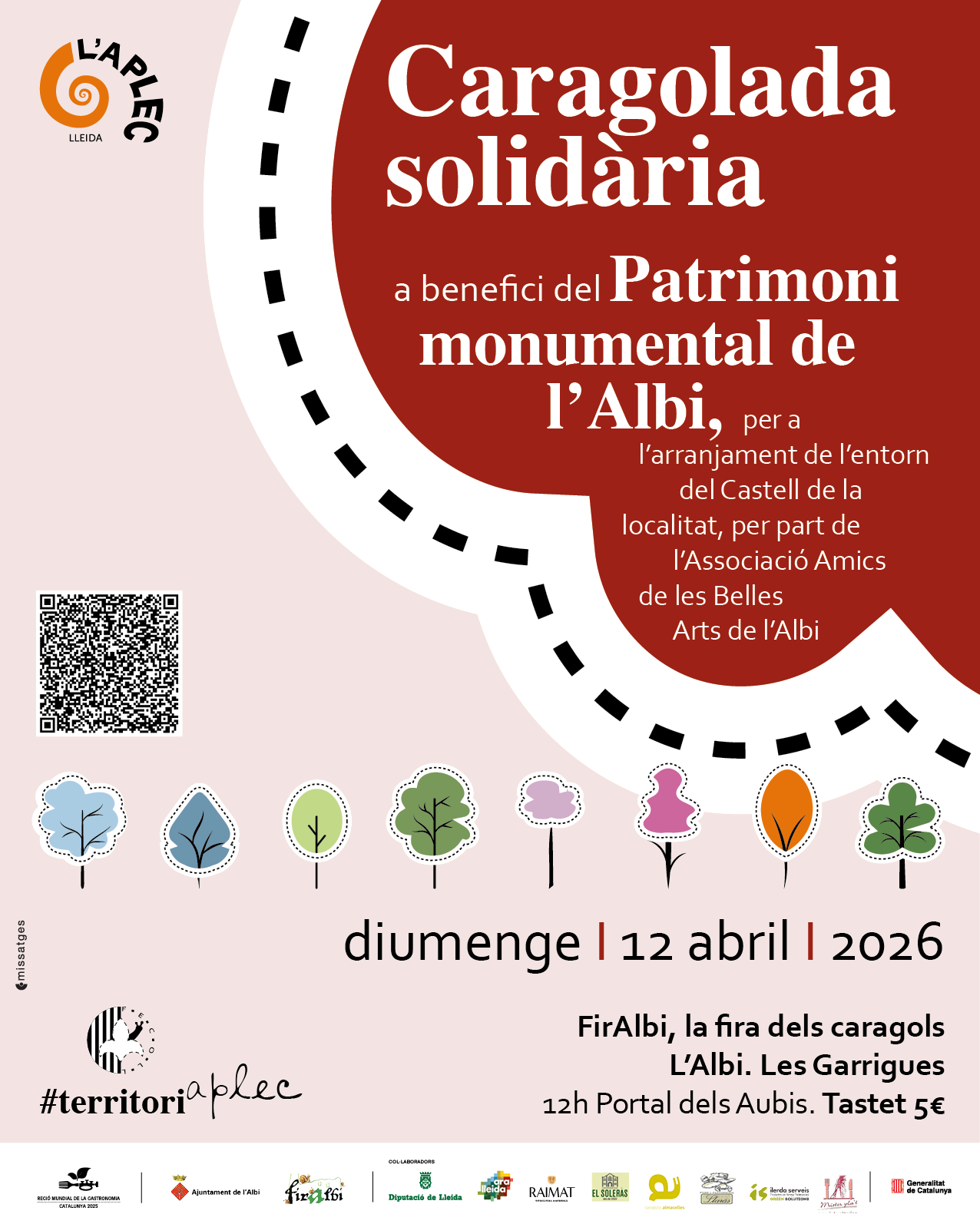 Caracolada Solidaria en el Albi para financiar la adecuación del entorno del castillo