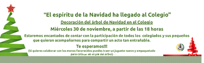 "El espíritu de la Navidad ha llegado al Colegio"
