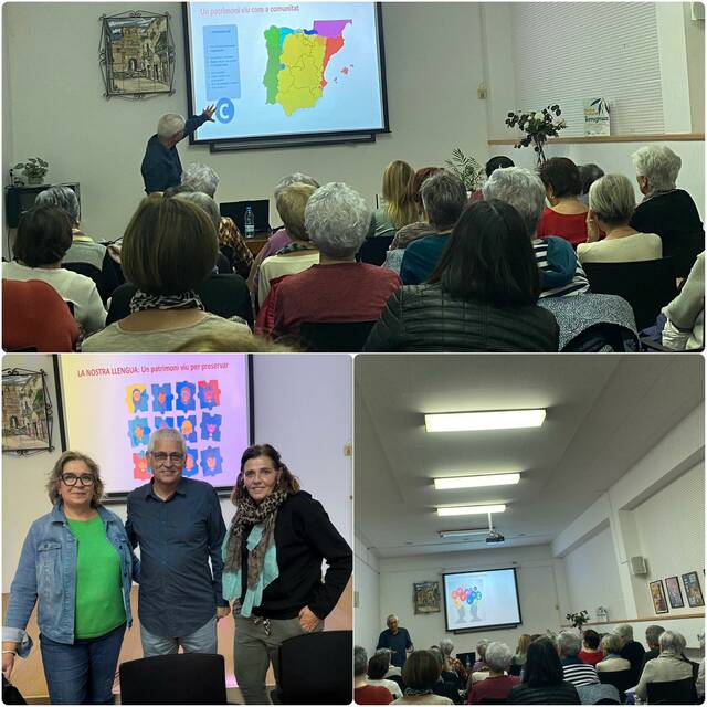 Xerrada "la nostra llengua, un patrimoni viu per conservar" amb el torregrossí Francesc Alamon