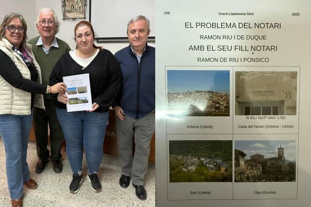 Nou document de Vicent Lladonosa: "El problema del notari"