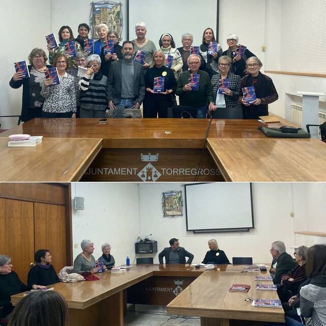 El Club de Lectura de Torregrossa clou l’any dialogant sobre “A la recerca de l’obra perduda” d'Albert Velasco