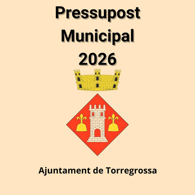 Pressupost Muncipal Torregrossa 2026