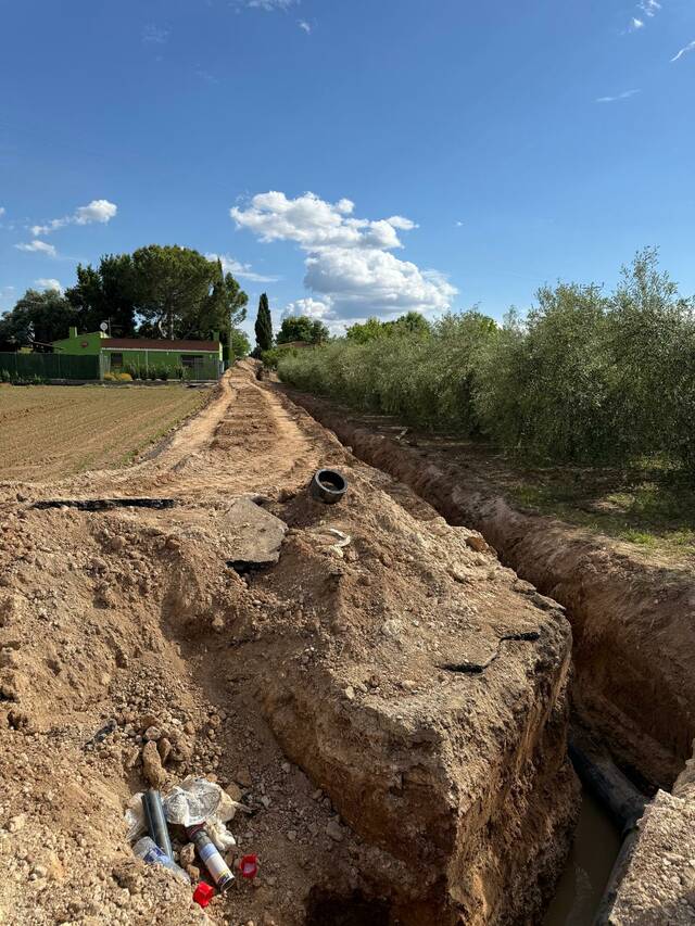 Noves obres a Torregrossa - Xarxa d'aigua