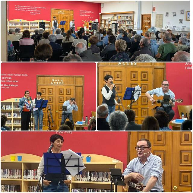 'Melodies i paraules. Des d'Ambdós... i els Silencis' a la Biblioteca M.Mercè Marçal Torregrossa