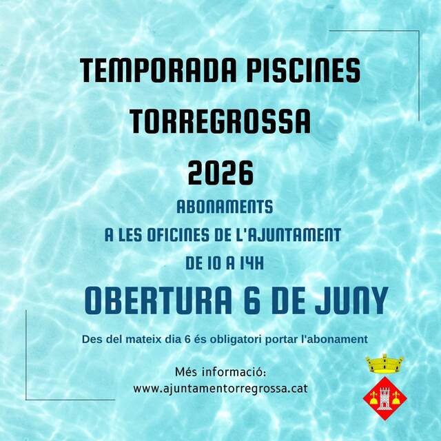 Informació Piscines 2026