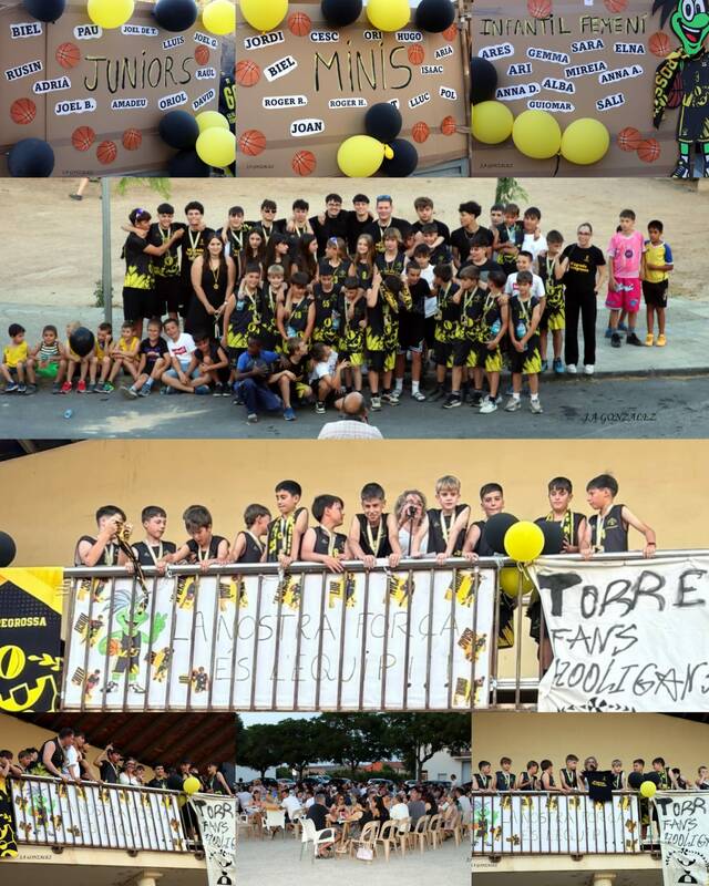 Recepció als campions i campiones del CB Torregrossa