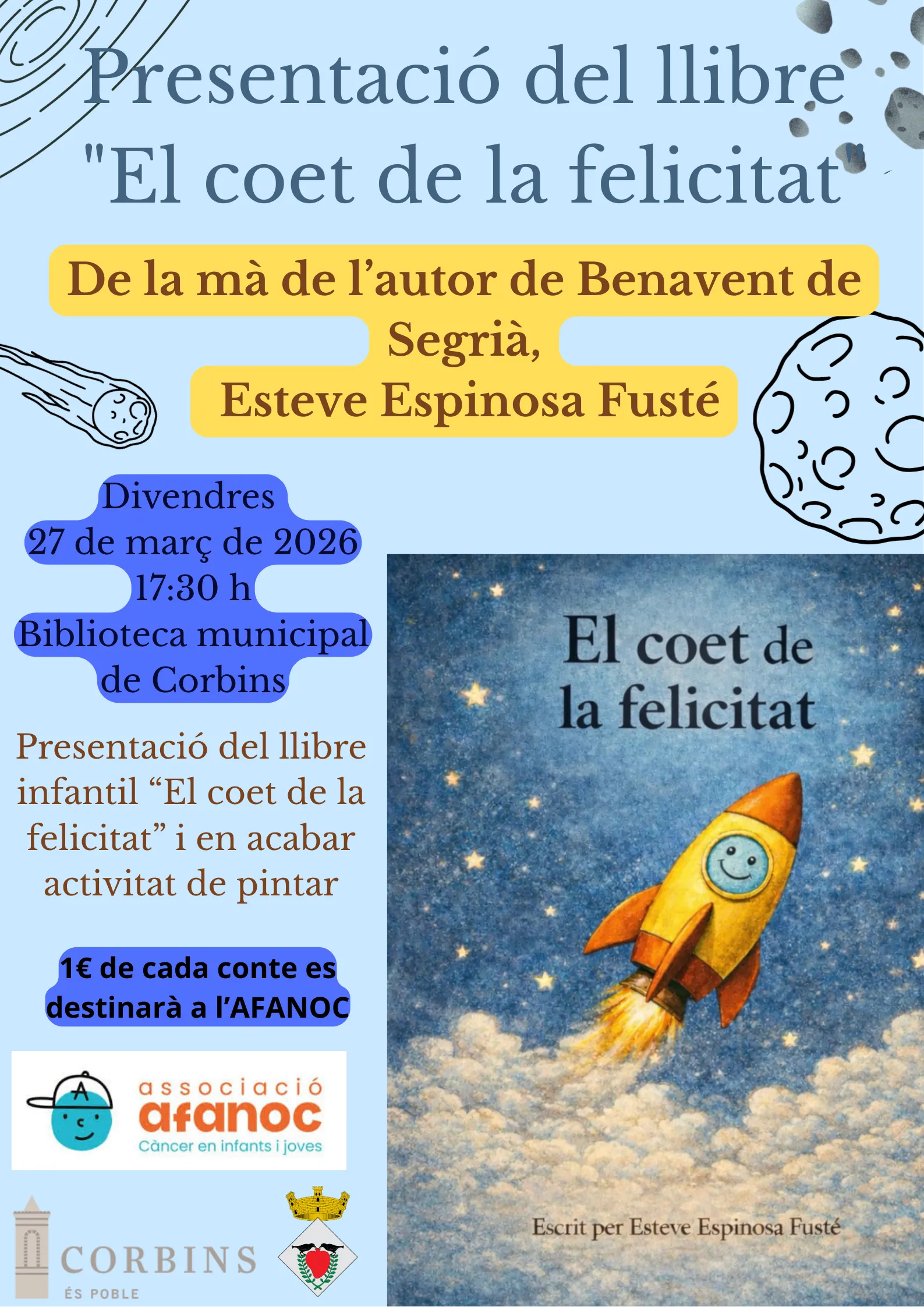 PRESENTACIÓ LLIBRE "EL COET DE LA FELICITAT" 2026