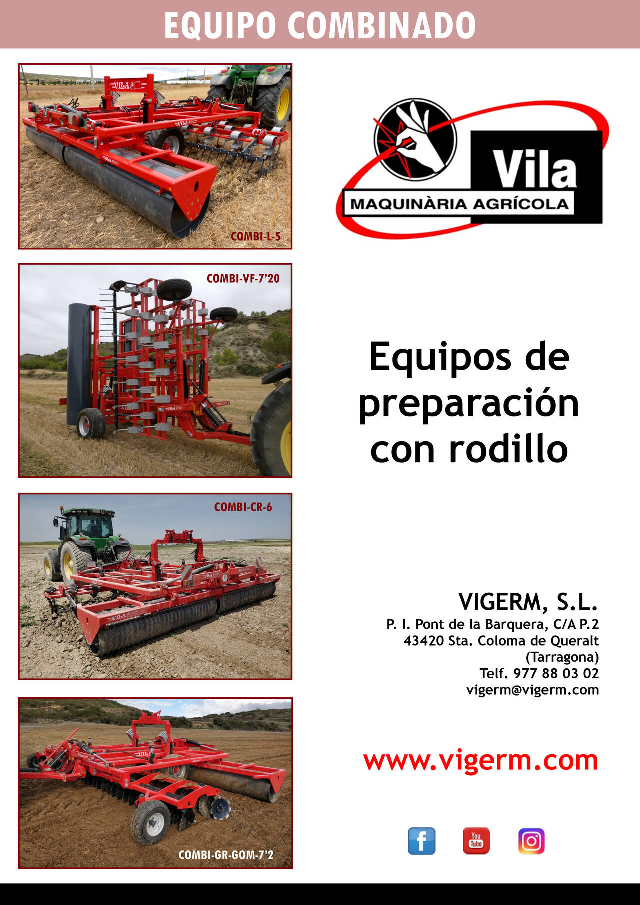Equipos de preparación con rodillo