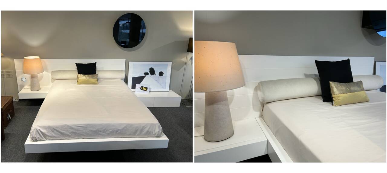 BEDROOM MODEL PILEF WHITE LACQUERED