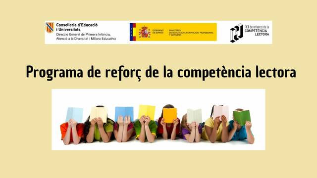 Adherits al programa de reforç de la competència lectora