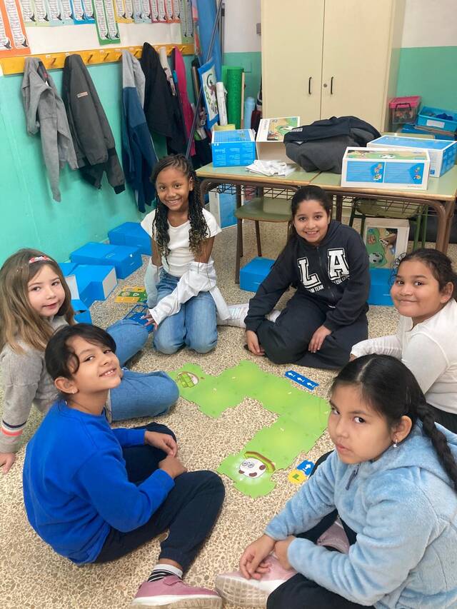 Taller de robòtica a tercer de primària