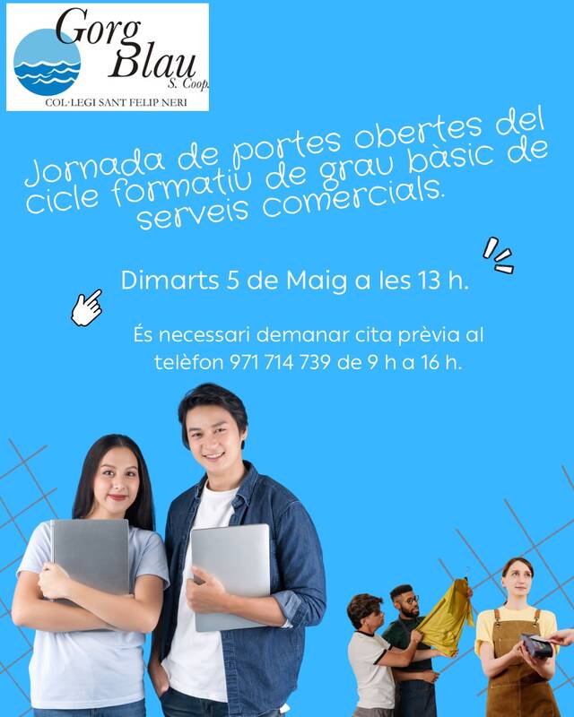 Jornada de portes obertes del cicle formatiu de grau bàsic de serveis comercials