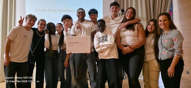 L’alumnat de 1er de FPB guanya el primer premi
