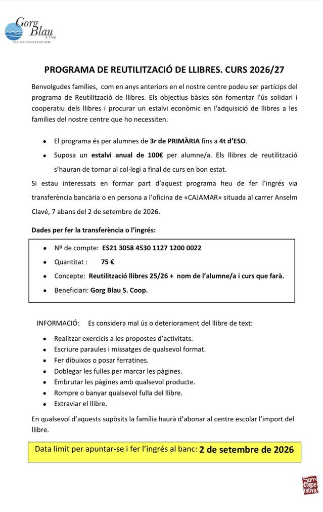 Circular programa de reutilització