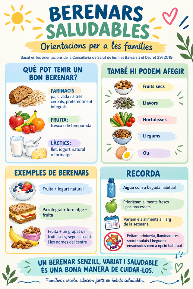 Recordatori de berenar saludable