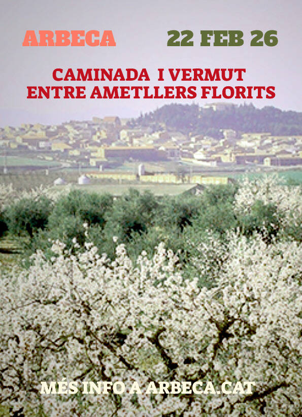 Caminada i Vermut entre Ametllers Florits