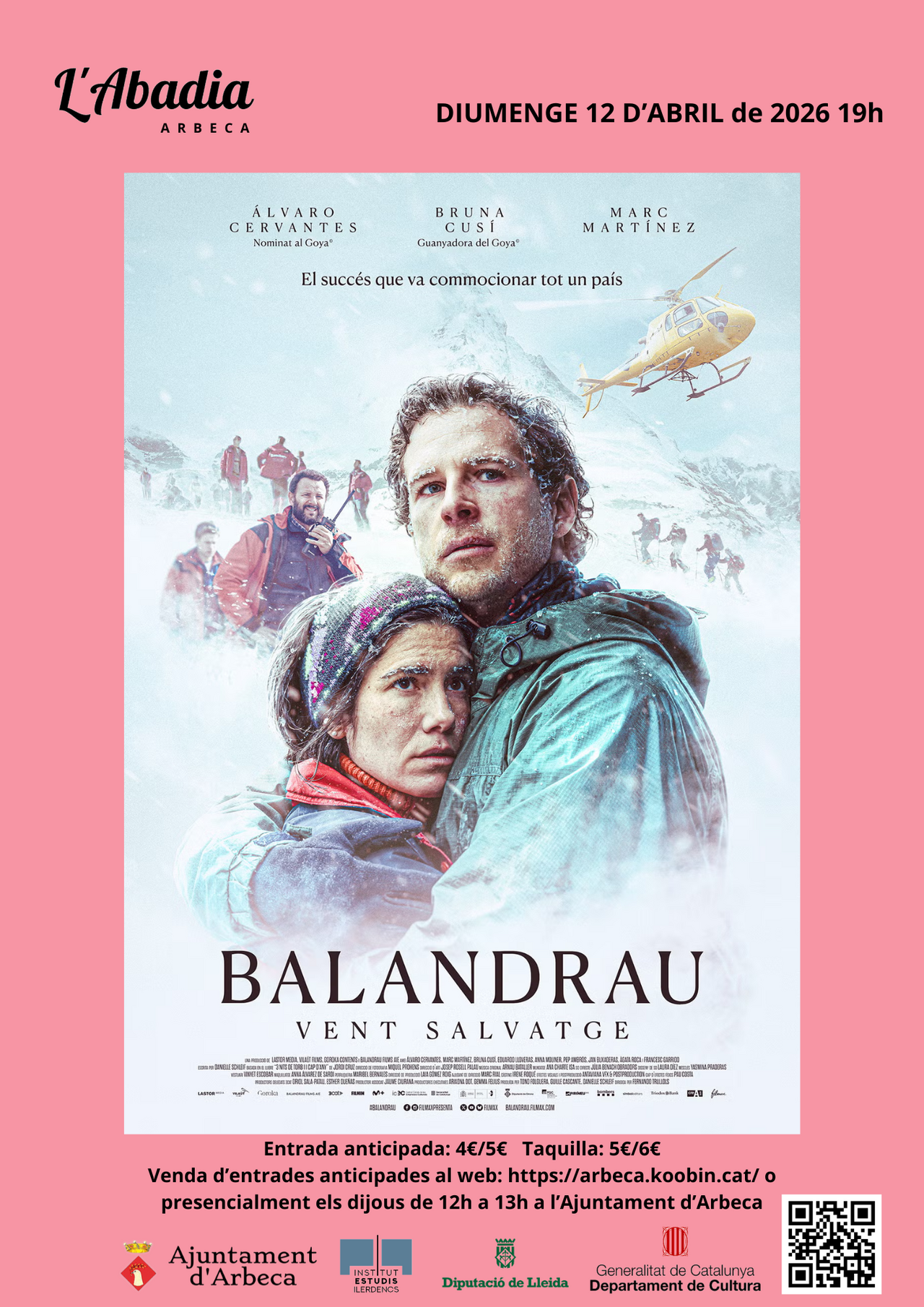 Sala l’Abadia. Cinema: Balandrau