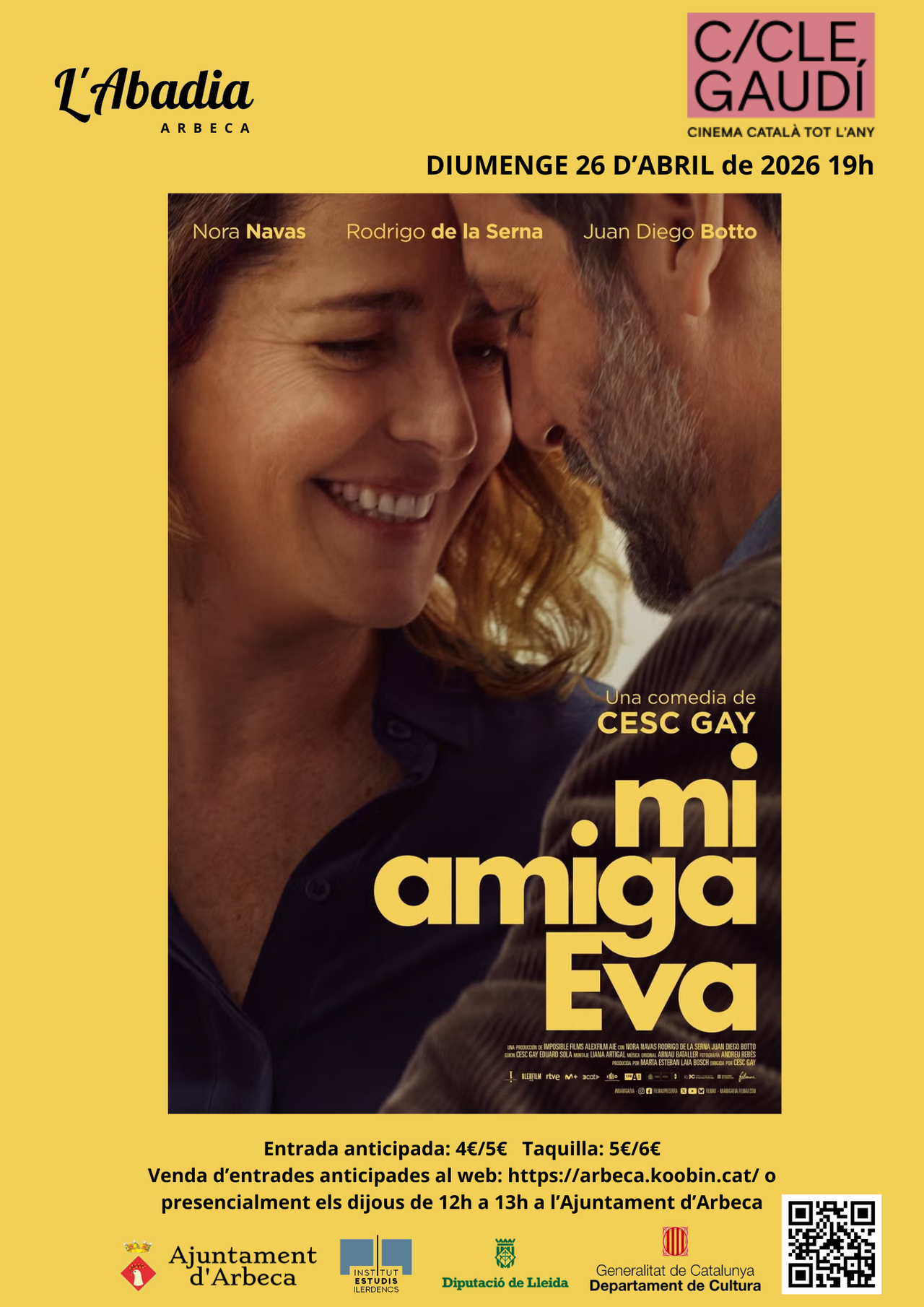 Sala l’Abadia.Ciema: Mi amiga Eva