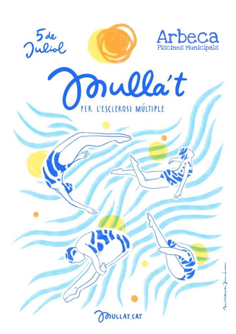 Piscines Municipals. Mulla't per l'esclerosi múltiple