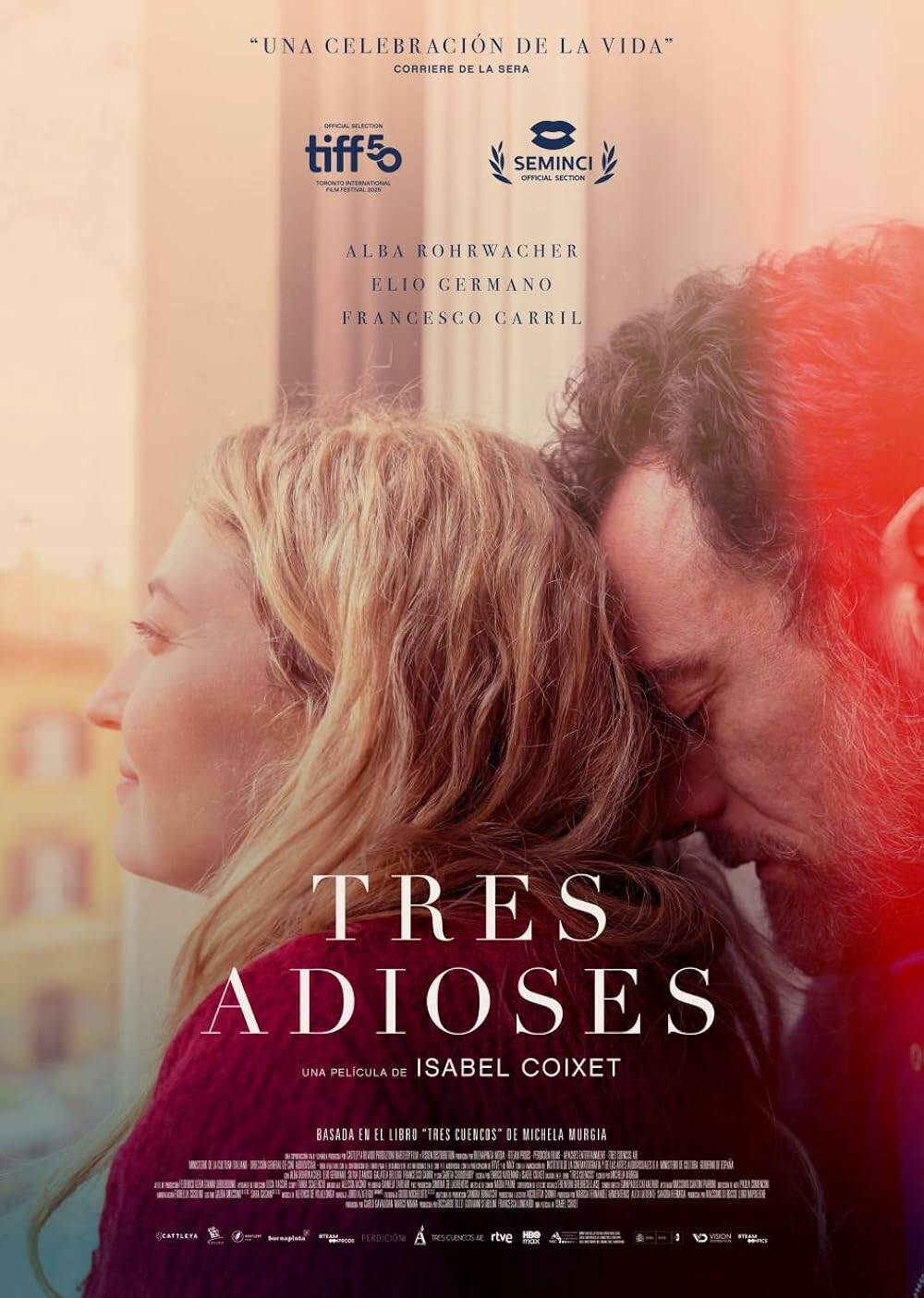 L'Abadia. Cinema: Tres adioses