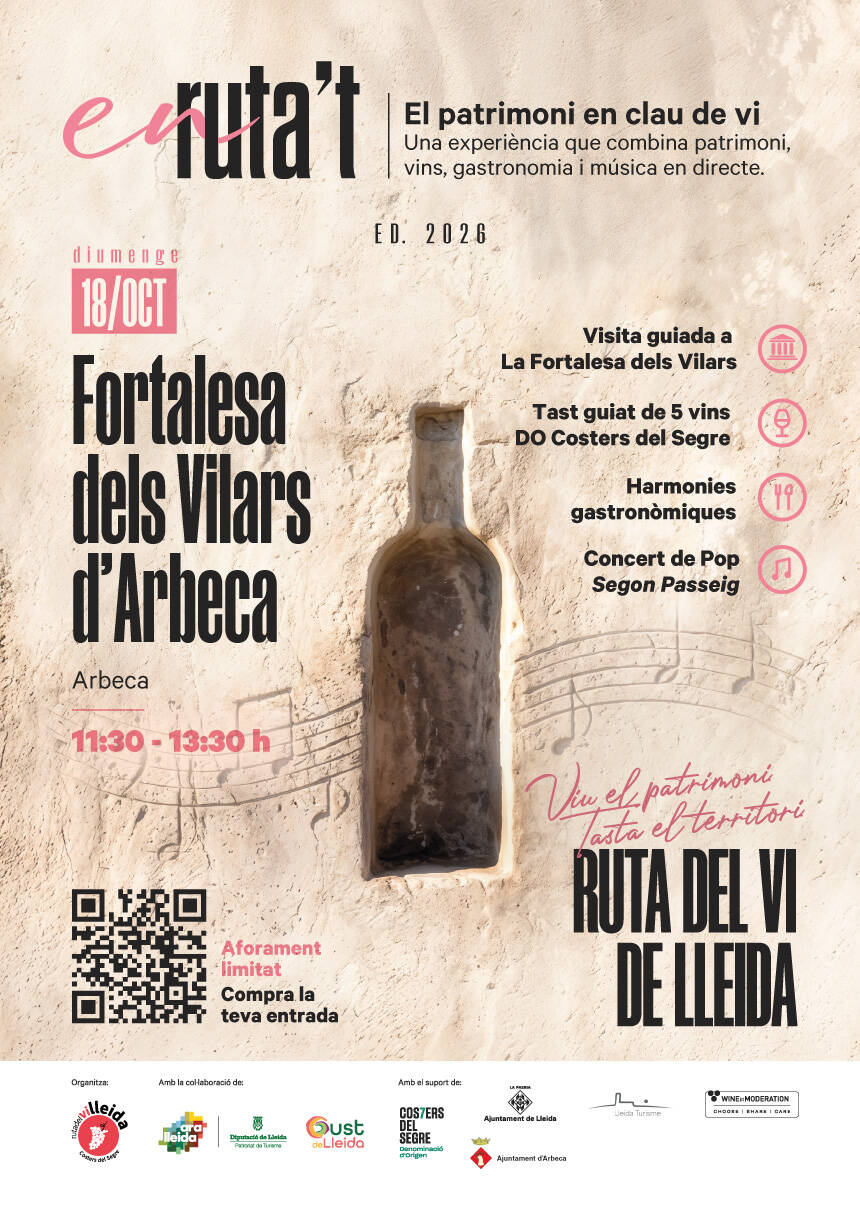 Enruta’t: la Fortalesa dels Vilars d’Arbeca