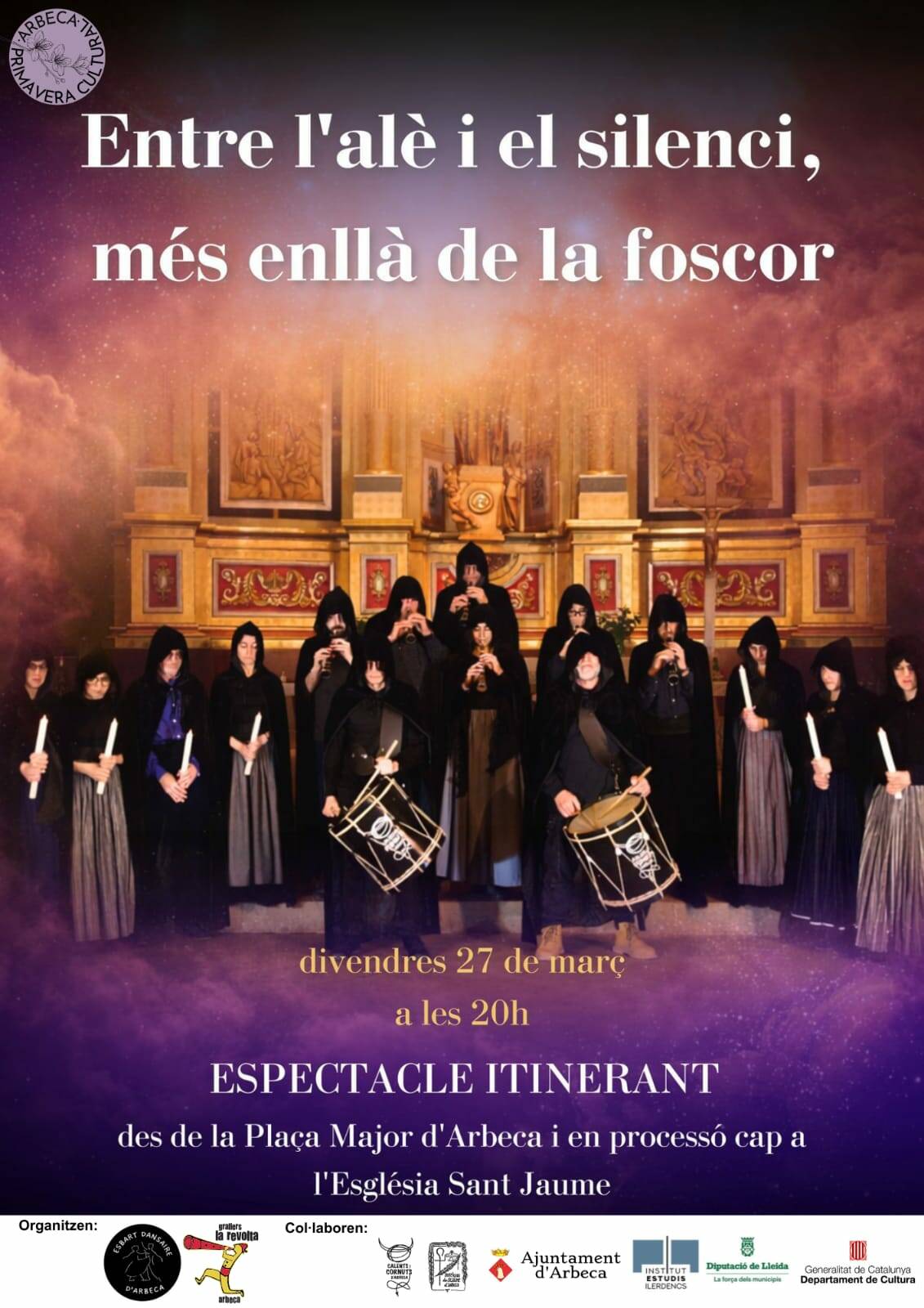 Primavera Cultural. Plaça Major i Església. Dansa. Entre l’alè i el silenci, més enllà de la foscor