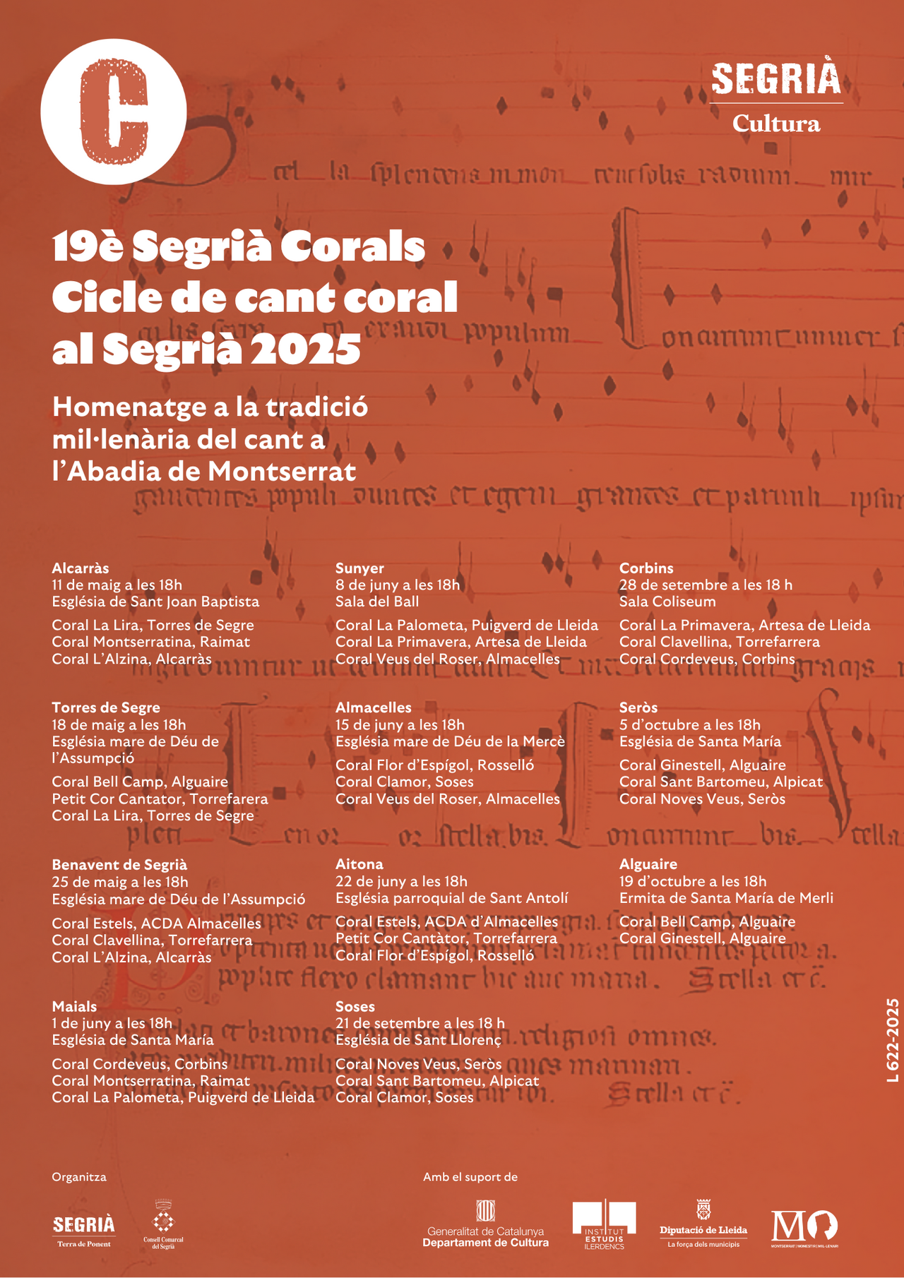 19è Segrià Corals – Cicle de cant coral al Segrià 2025  -- Soses