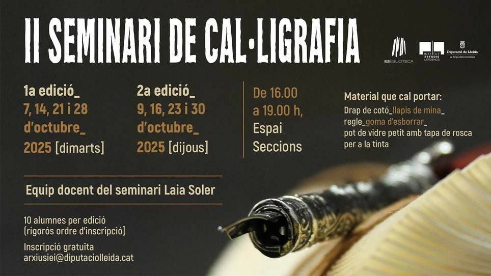 II Seminari de Cal·ligrafia