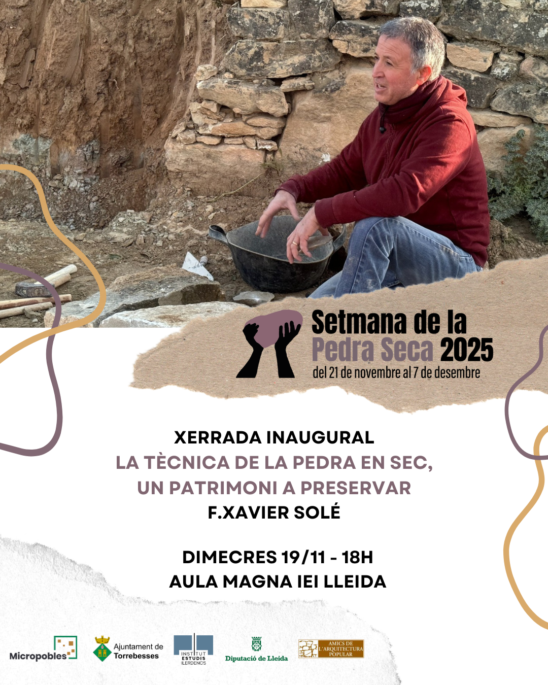 Setmana de la Pedra Seca 2025        Xerrada inaugural i presentació de la sisena edició