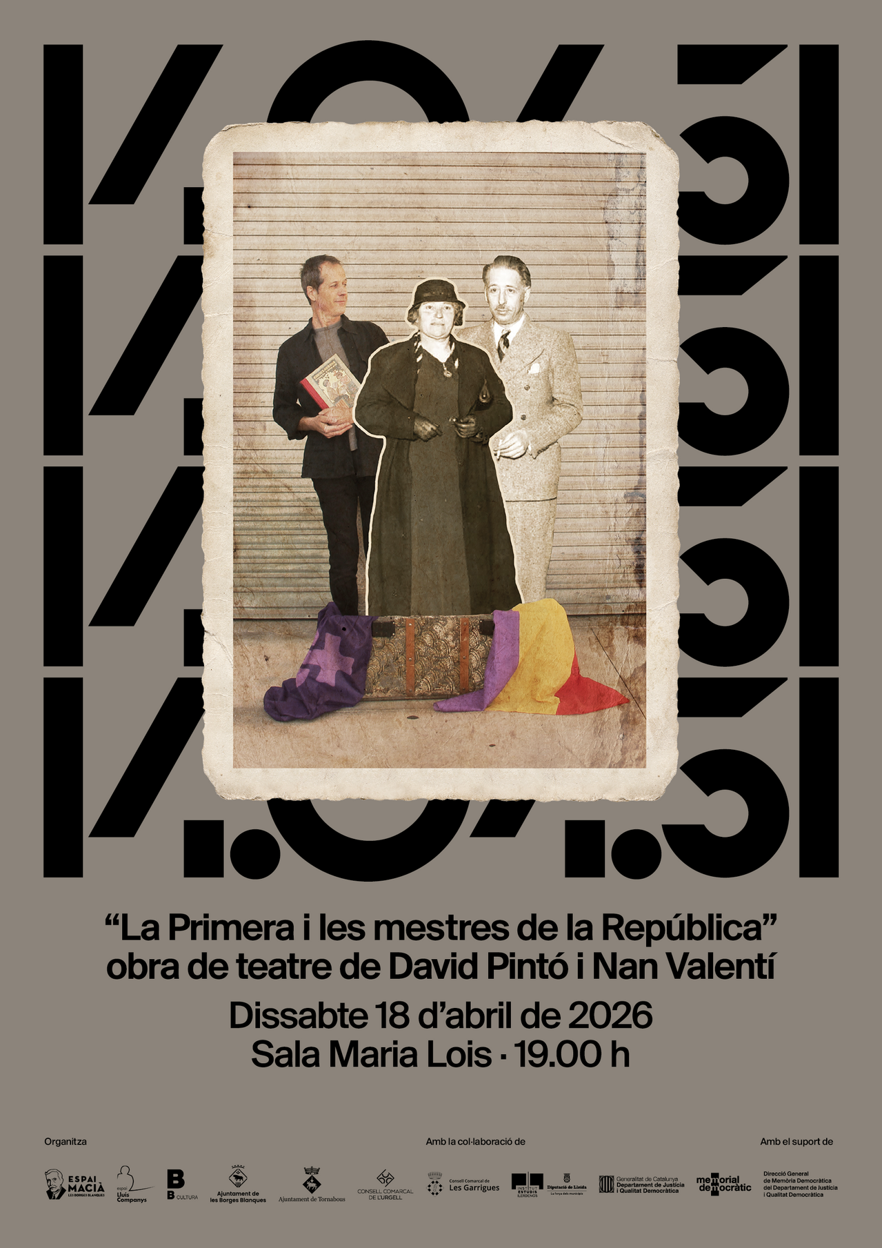 Representació de l'obra "La Primera i les mestres de la República"    Les Borges Blanques