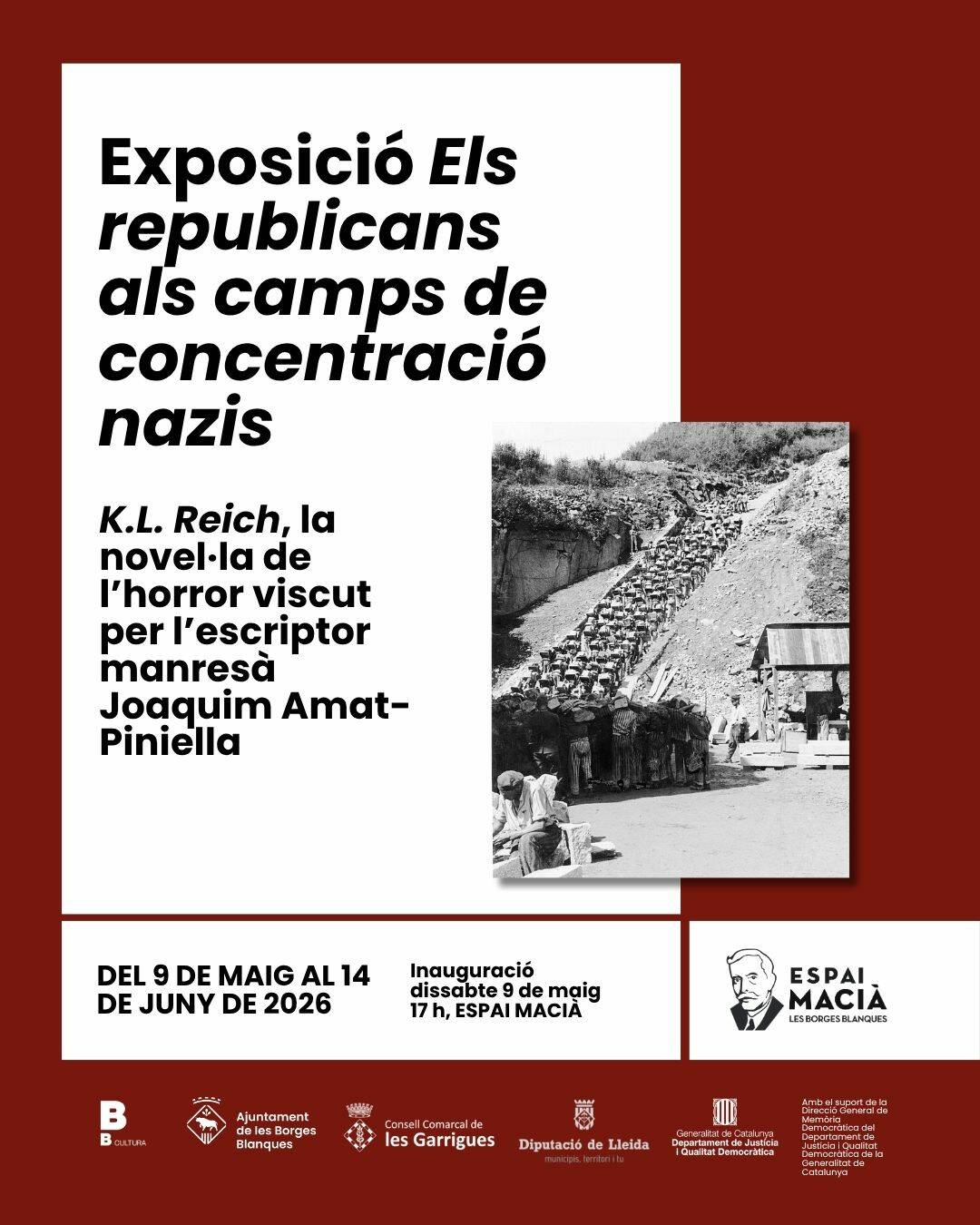 Exposició "Els republicans als camps de concentració nazis"  -- Les Borges Blanques